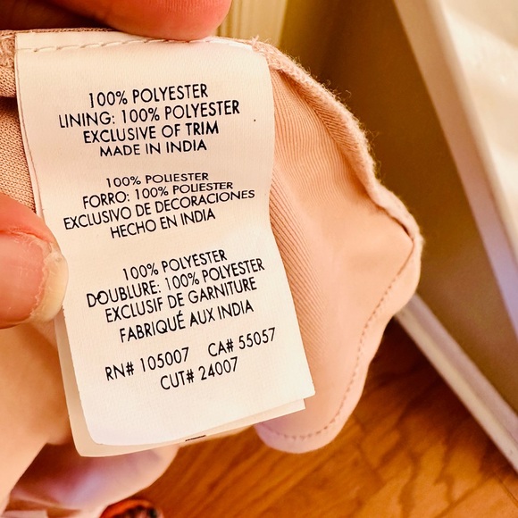 Bloomingdale’s Marina Strappy GATSBY BEADED A-LINE GOWN IN BLUSH - Picture 2 of 14